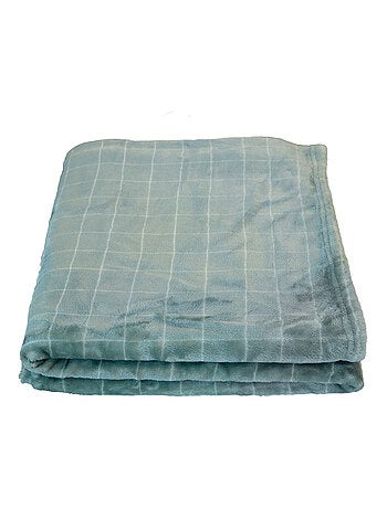 Couverture bébé à carreaux