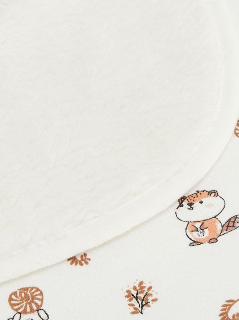 Couverture bébé Chou lapinou Ecru - Kiabi