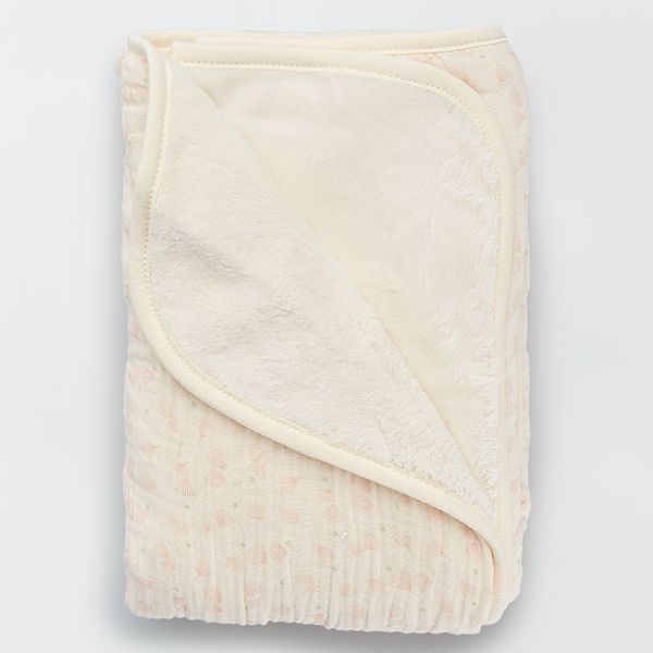 Couverture Bebe Eco Concue Bebe Fille Creme Rose Kiabi 12 00