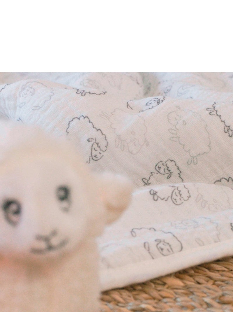 Couverture Bébé Ecru - Kiabi