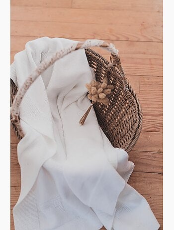 Couverture bébé en coton - collection «petits chats»