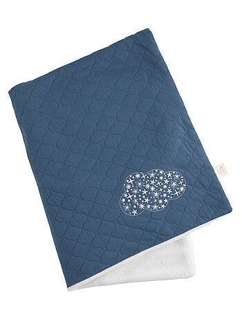 Couverture bébé en coton avec broderie - SAUTHON