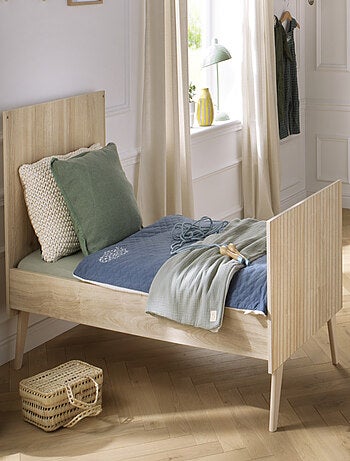 Couverture bébé en coton avec broderie - SAUTHON