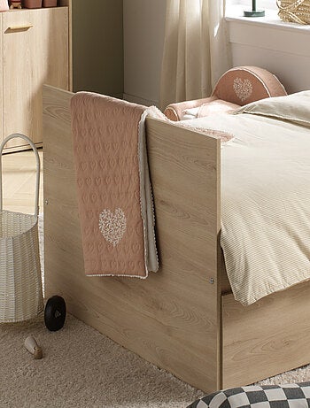 Couverture bébé en coton avec broderie - SAUTHON