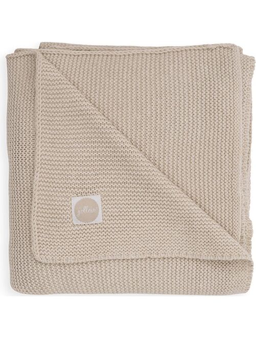 Couverture bébé en coton Basic knit nougat (75 x 100 cm) - Kiabi