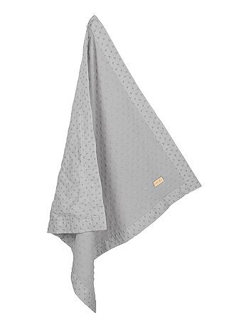 Couverture bébé en coton Bio motif pois en relief 'Roba lil planet'