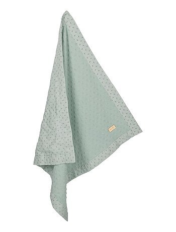 Couverture bébé en coton Bio motif pois en relief 'Roba lil planet'