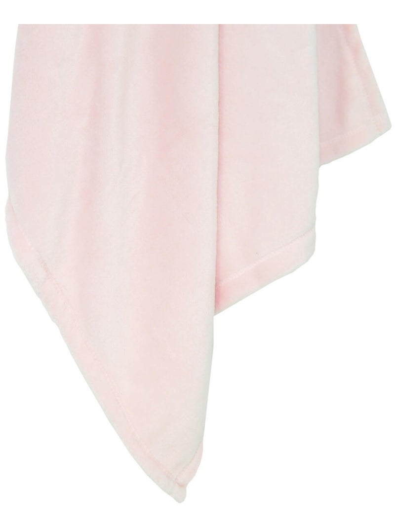 Couverture bébé en flanelle Rose - Kiabi