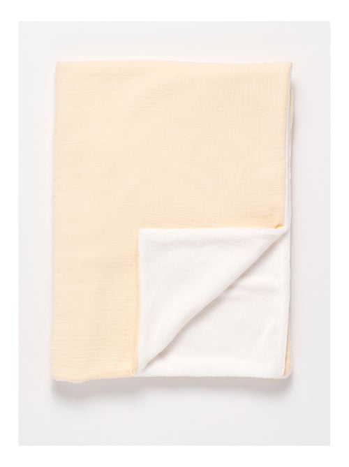Couverture bébé en gaze de coton et polaire - SAUTHON - Kiabi