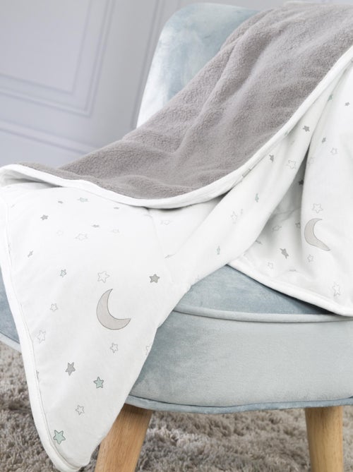 Couverture bébé en jersey de coton et polaire 'Sternenzauber' ROBA - Kiabi
