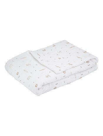 Couverture bébé en mousseline de coton