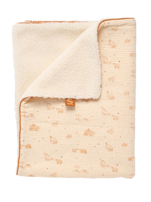 Couverture bébé en sherpa - SAUTHON - Kiabi