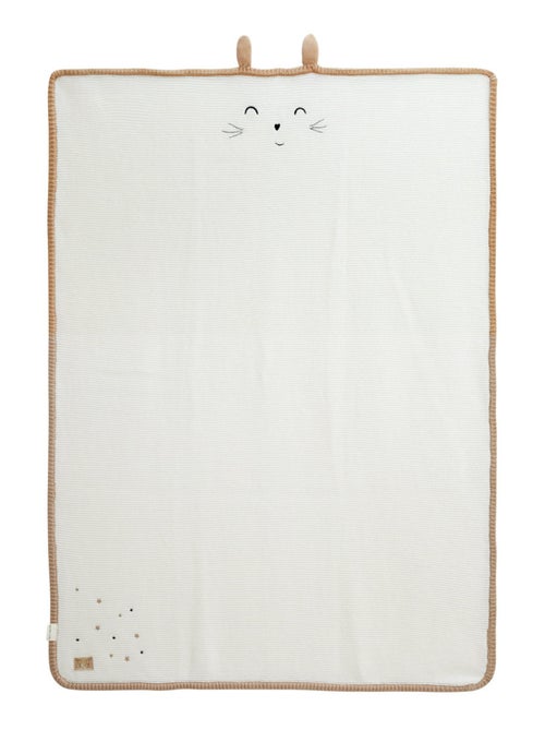 Couverture bébé en tricot Hello Baby - Kiabi