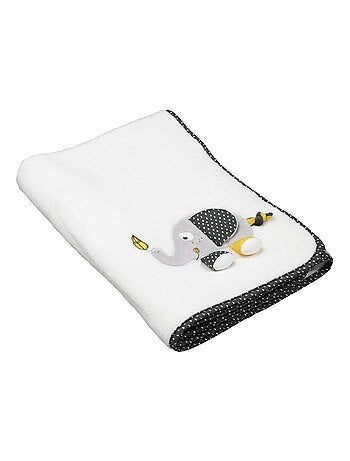 Couverture en nid d'abeille - Blanc - Kiabi - 15.00€