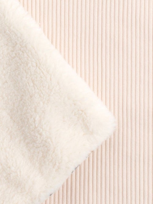 Couverture bébé en velours cotelé et polaire - SAUTHON - Kiabi