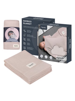 Couverture bébé et Lange en bambou naturel LIONELO