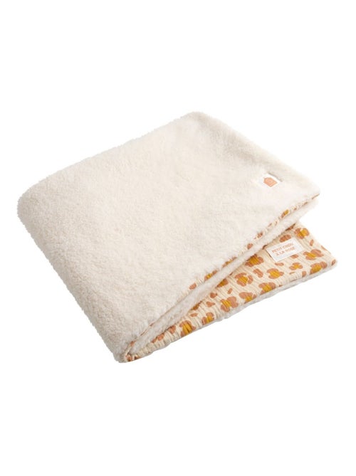 Couverture bébé léopard en gaze de coton et polaire - SAUTHON - Kiabi