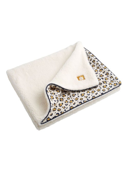 Couverture bébé léopard en gaze de coton et polaire - SAUTHON - Kiabi
