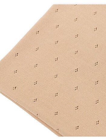 Couverture bébé mailles ajourées