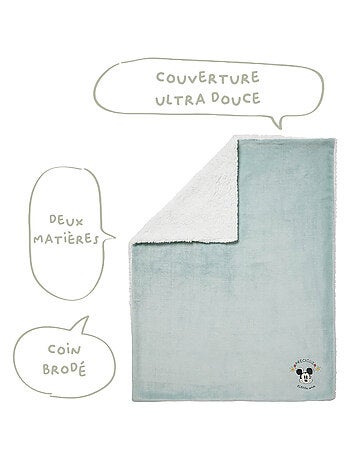 Couverture bébé Naissance en Polyester - Mickey Good Morning - Disney Baby