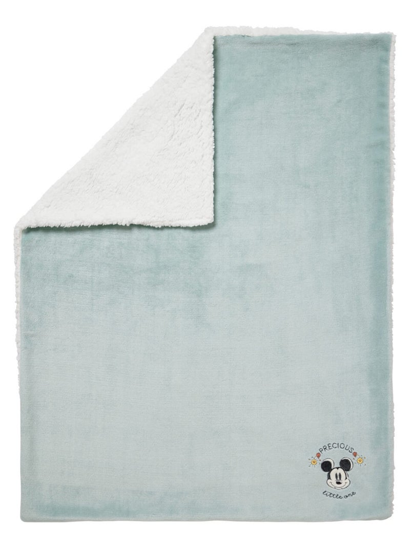 Couverture bébé Naissance en Polyester - Mickey Good Morning - Disney Baby Vert - Kiabi