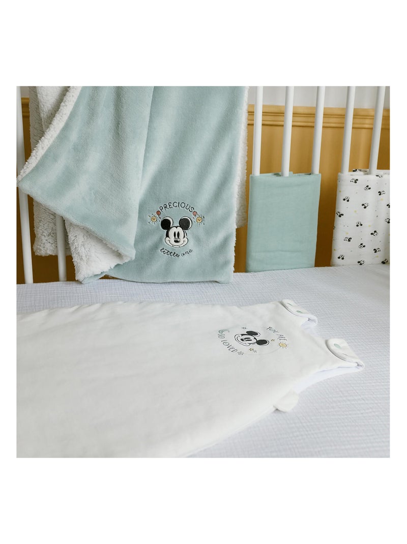 Couverture bébé Naissance en Polyester - Mickey Good Morning - Disney Baby Vert - Kiabi