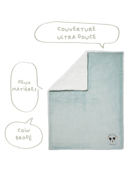 Couverture bébé Naissance en Polyester - Mickey Good Morning - Disney Baby - Kiabi