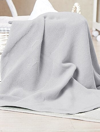 Future Home - Plaid enfant polyester gris 130x150cm - Gris - Kiabi - 8.00€
