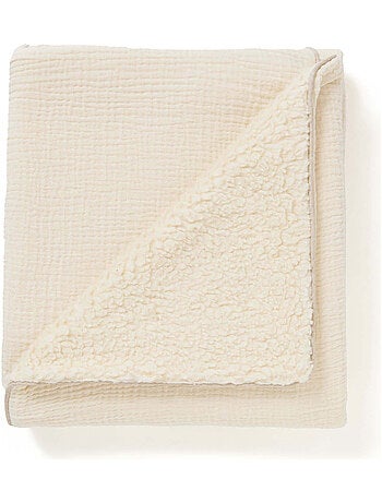 Couverture bébé personnalisée ECRU