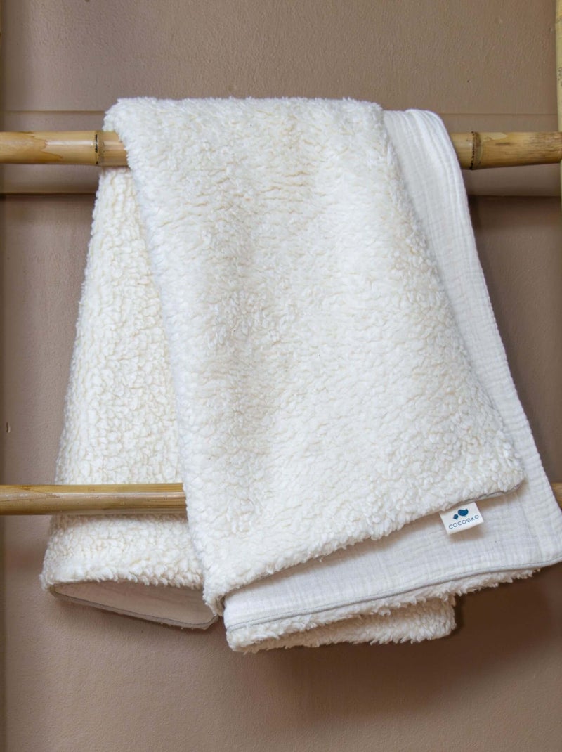 Couverture bébé personnalisée ECRU Ecru - Kiabi