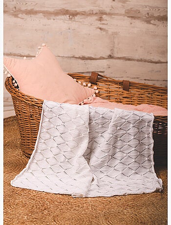 Couverture bébé plume 100% coton