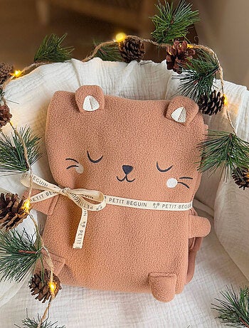 Couverture bébé polaire Mini Loutre