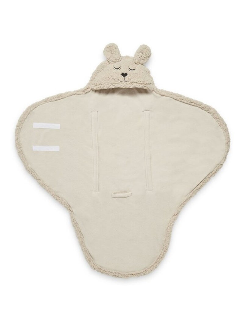 Couverture bébé portefeuille Bunny Beige - Kiabi