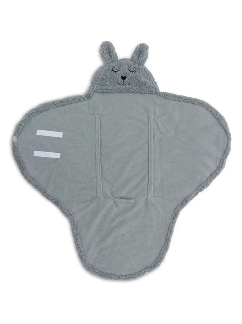 Couverture bébé portefeuille Bunny Gris foncé - Kiabi