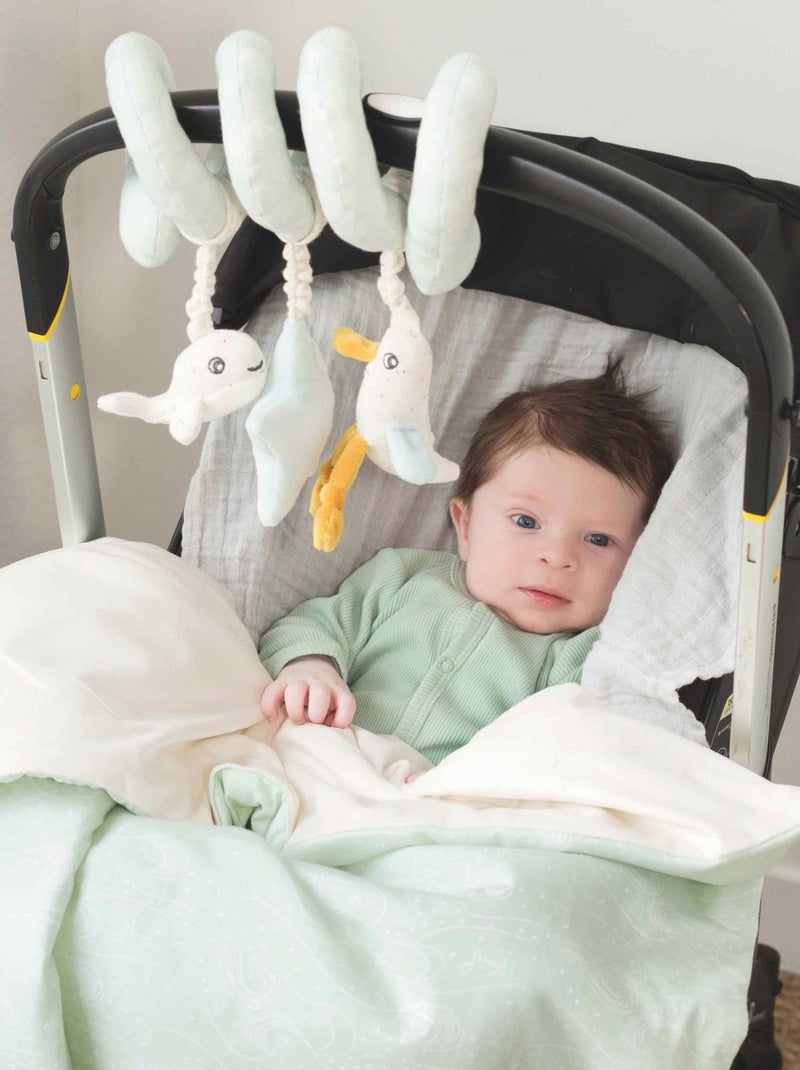 Couverture Bébé Reversible Au Large De Nova Ecru - Kiabi