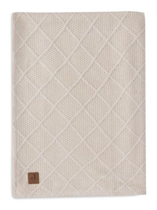 Couverture berceau Check Knit en coton