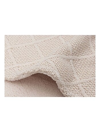 Couverture berceau Check Knit en coton Jollein