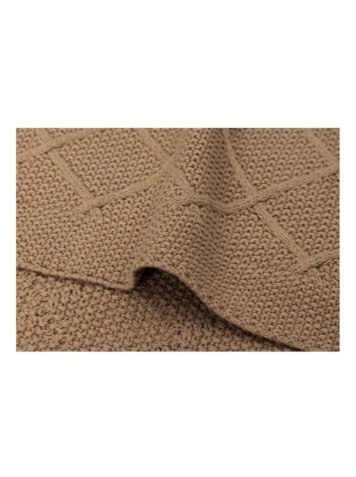 Couverture berceau Check Knit en coton Jollein - Kiabi