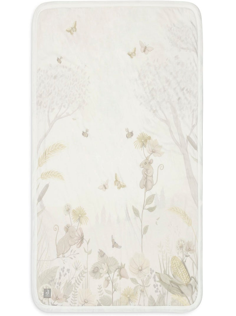 Couverture berceau Cosy Knit en coton Jollein Blanc - Kiabi