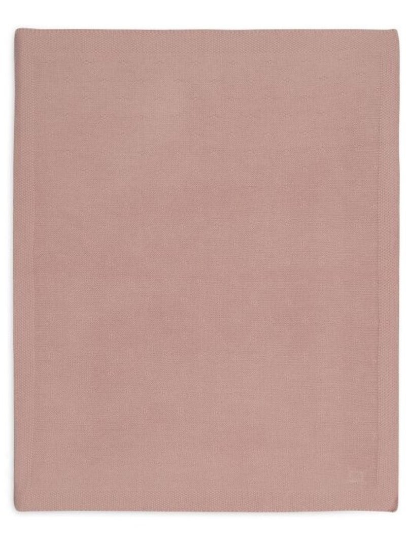 Couverture berceau Cosy Knit en coton Jollein Rose - Kiabi
