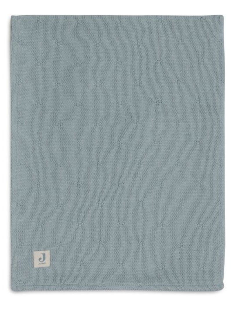 Couverture berceau Cosy Knit en coton Jollein Vert - Kiabi