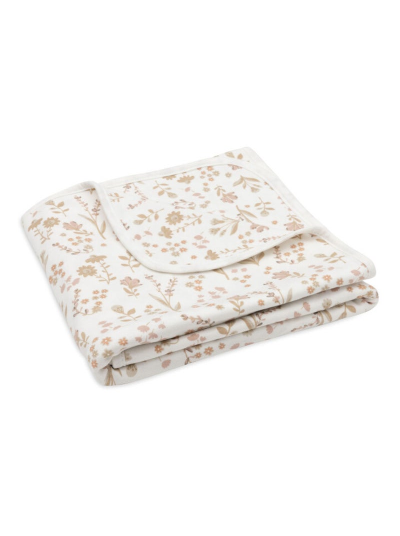 Couverture berceau en coton Bloomy Jollein Rose - Kiabi