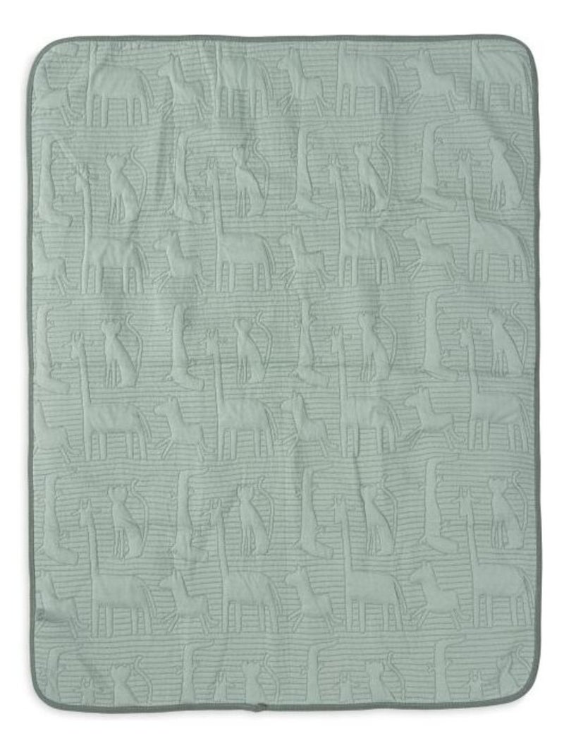 Couverture berceau en coton Jollein Vert - Kiabi