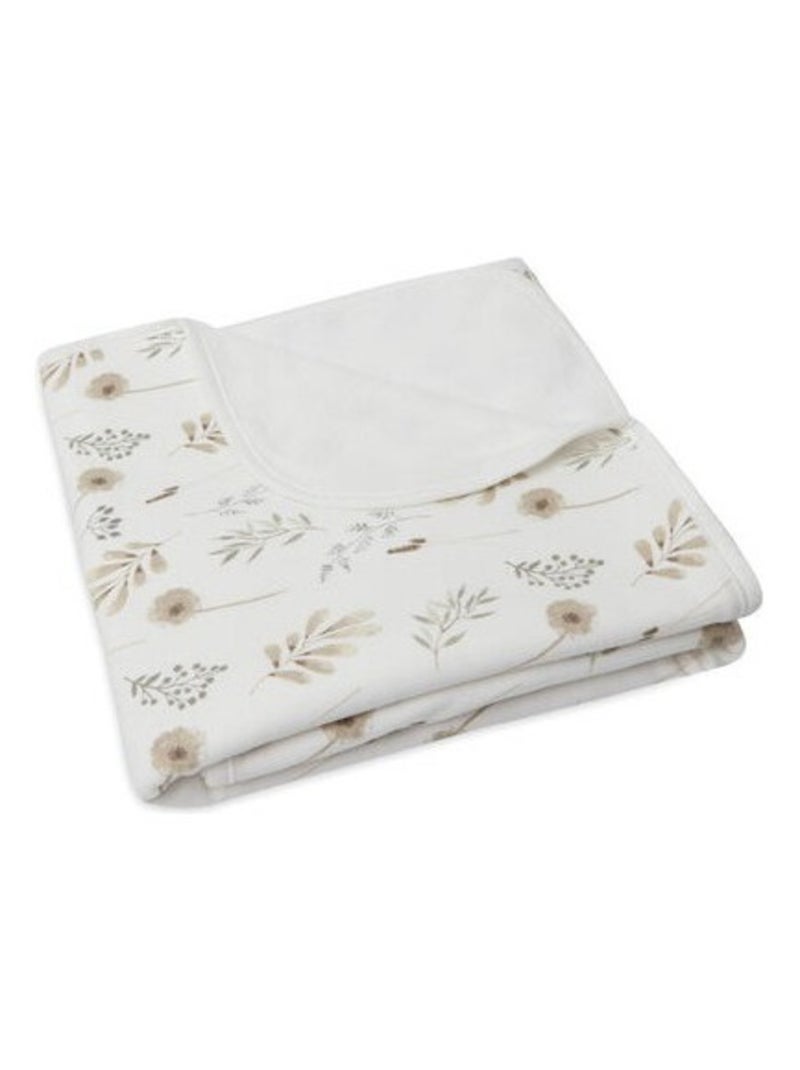 Couverture berceau Jersey en coton Blanc - Kiabi