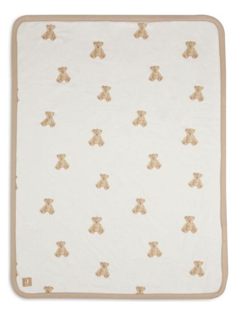 Couverture Berceau Jersey Teddy Bear Beige - Kiabi