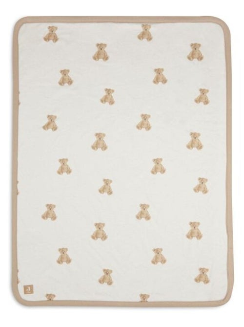 Couverture berceau Jersey Teddy Bear en coton bio Jollein - Kiabi