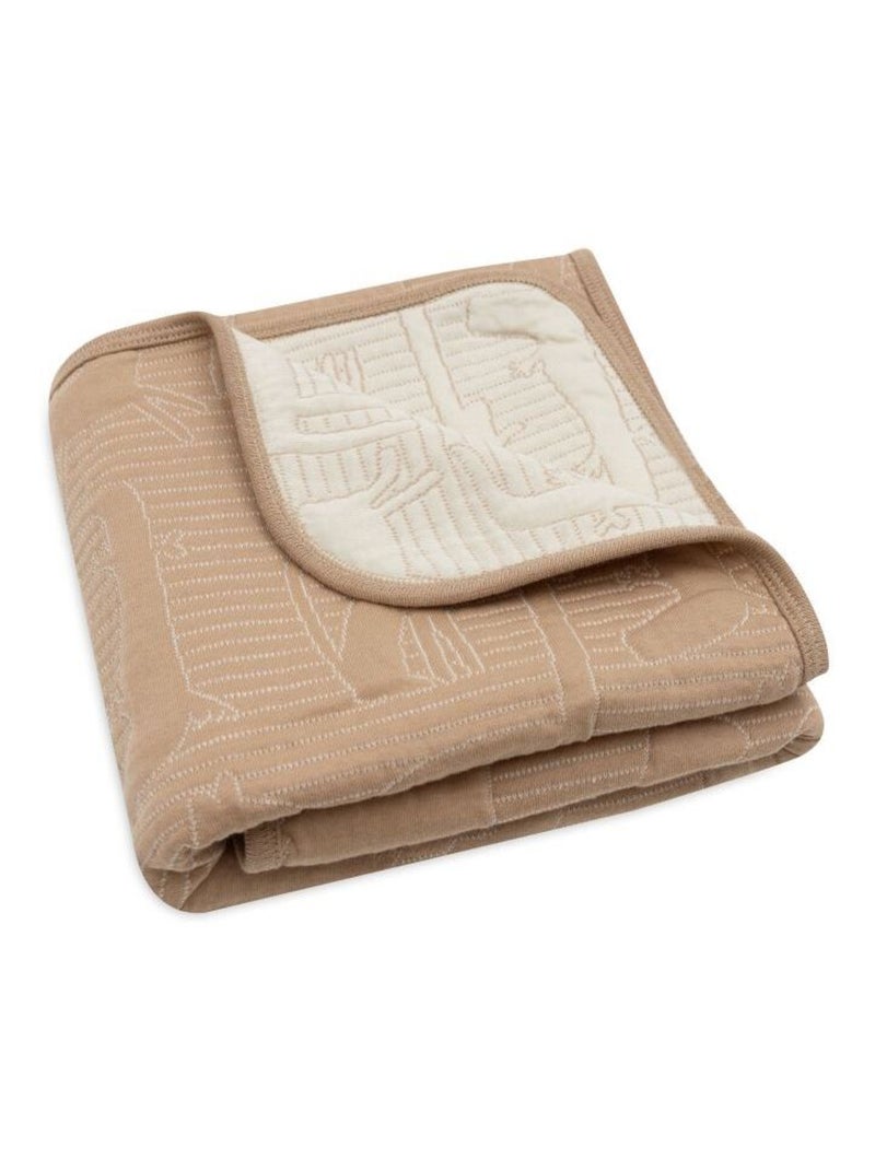 Couverture berceau Jungle Jambo en coton Jollein Marron - Kiabi