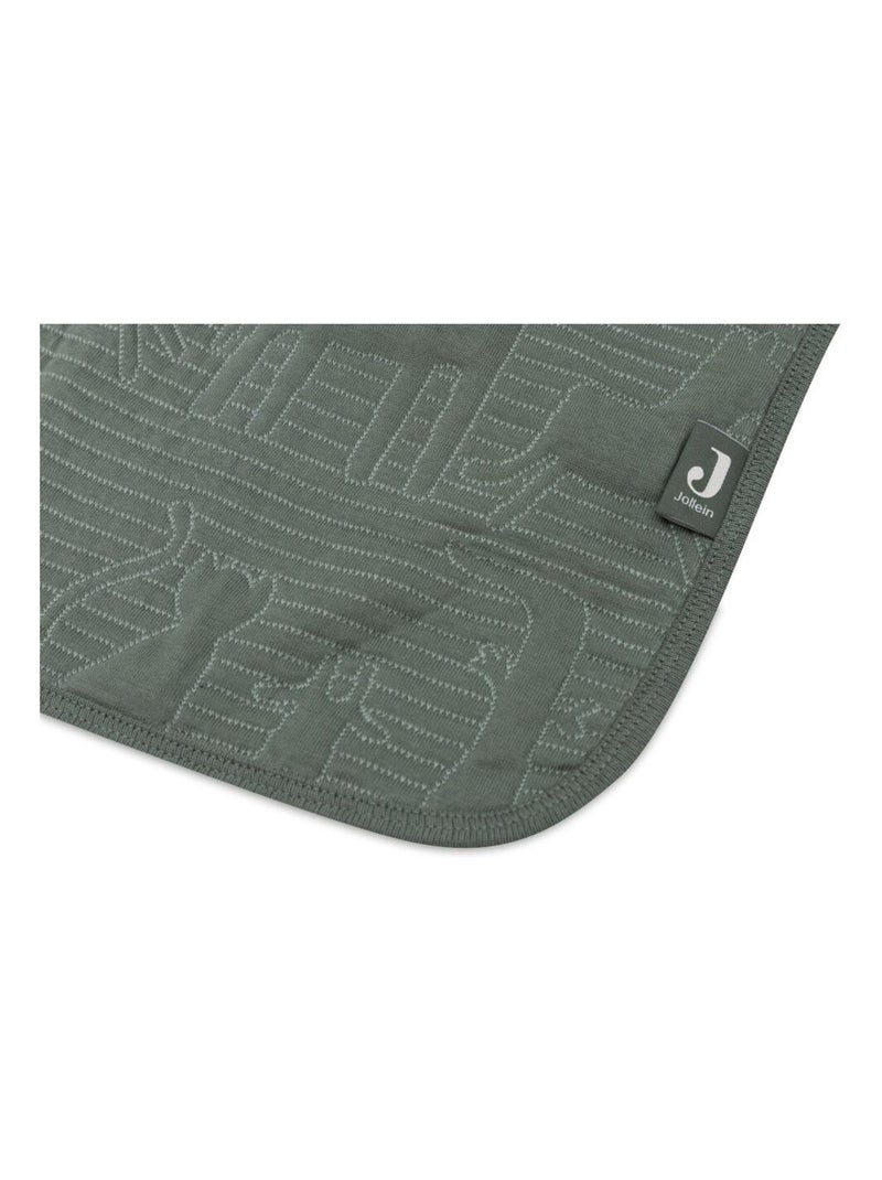 Couverture berceau Jungle Jambo en coton Jollein Vert - Kiabi
