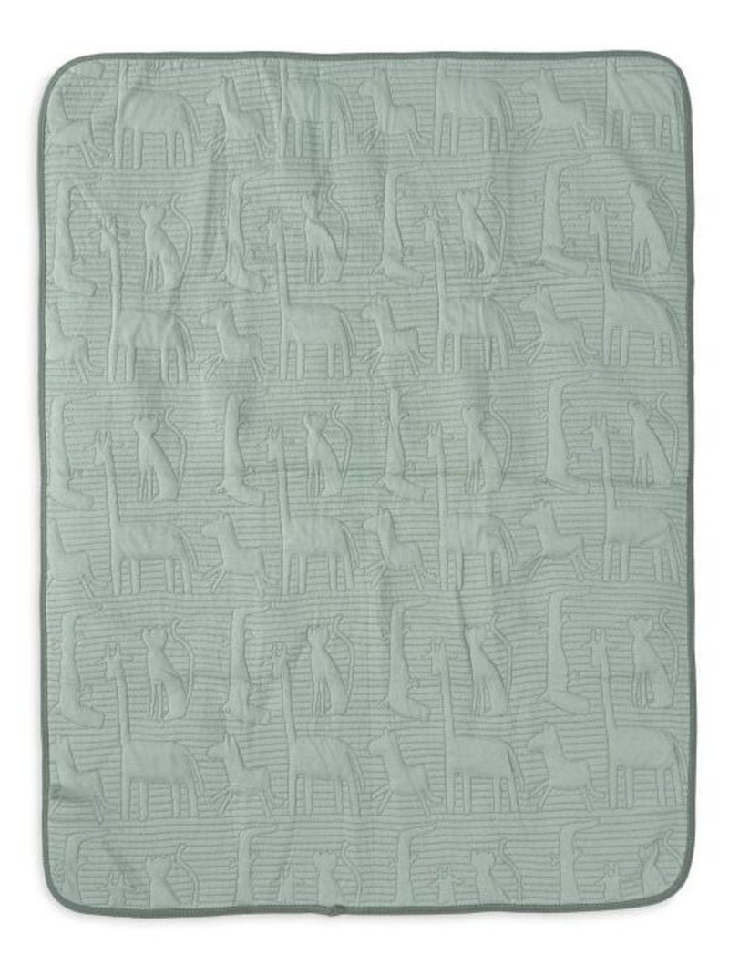 Couverture berceau Jungle Jambo en coton Jollein Vert - Kiabi