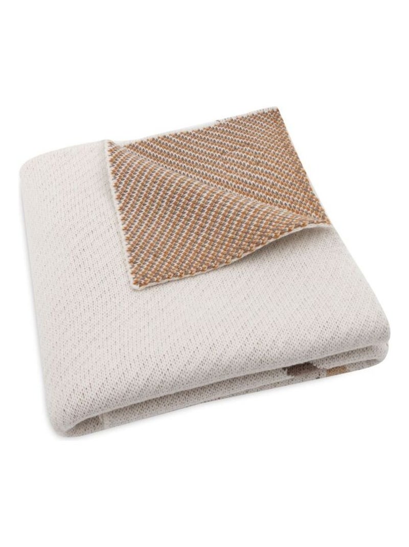 Couverture berceau Nostalgic Ride en coton Jollein Beige - Kiabi